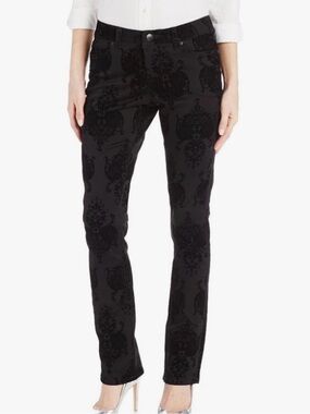 Liverpool Jeans Company Black Patterned Straight Leg Jeans